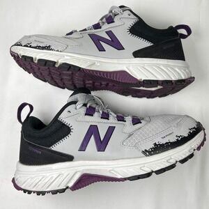 New Balance 510v5 Women's Trail Running Shoes WT510LG5 Gray Purple Black Size 8